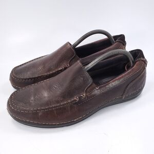 Rockport Adiprene Casual Slip On Leather Moccasin Shoe Mens Size 8 K58036 Brown